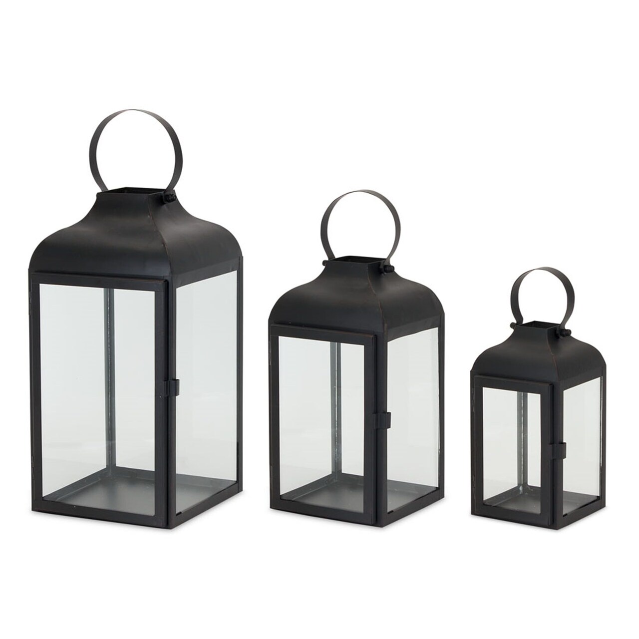 Set of hot sale three candle lanterns